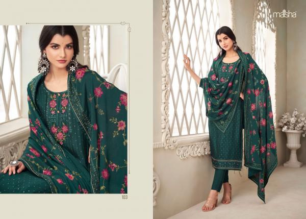 Maisha Pehnava Classic Chinon exclusive Designer Salwar Suit Collection